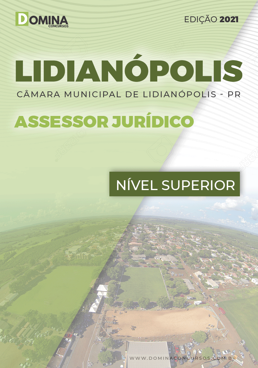 Apostila Concurso Lidianópolis PR 2021 Assessor Jurídico