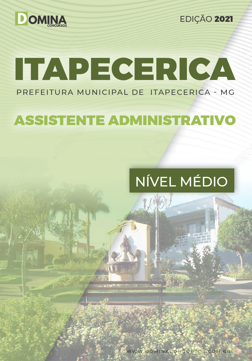 Apostila Pref Itapecerica MG 2021 Assistente Administrativo