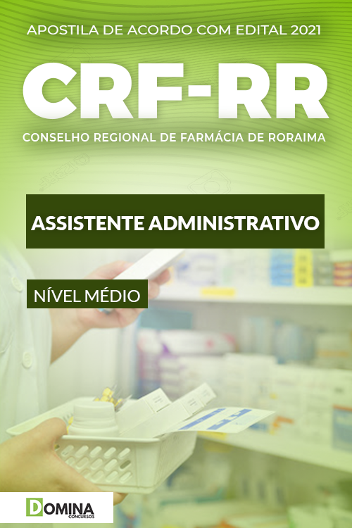 Apostila Concurso CRF RR 2021 Assistente Administrativo