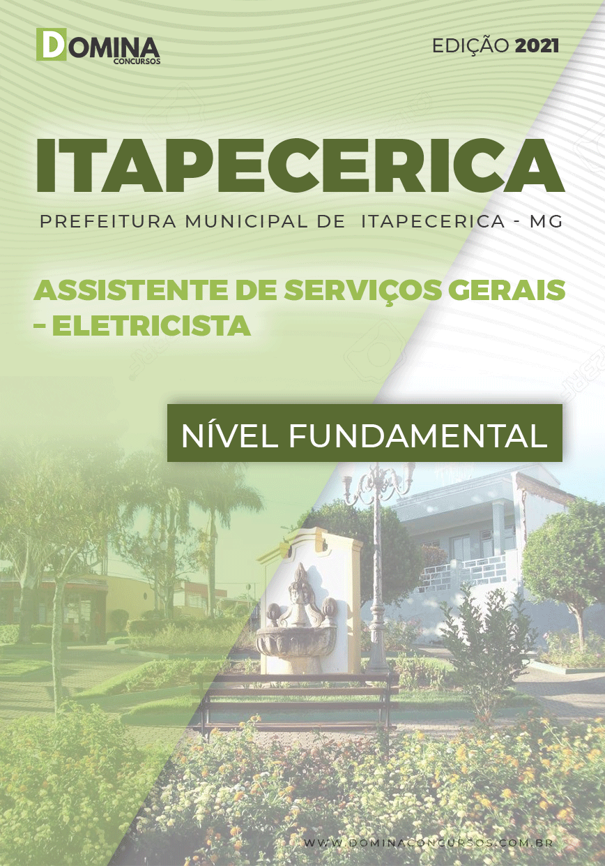 Apostila Pref Itapecerica MG 2021 Assistente Serviços Eletricista