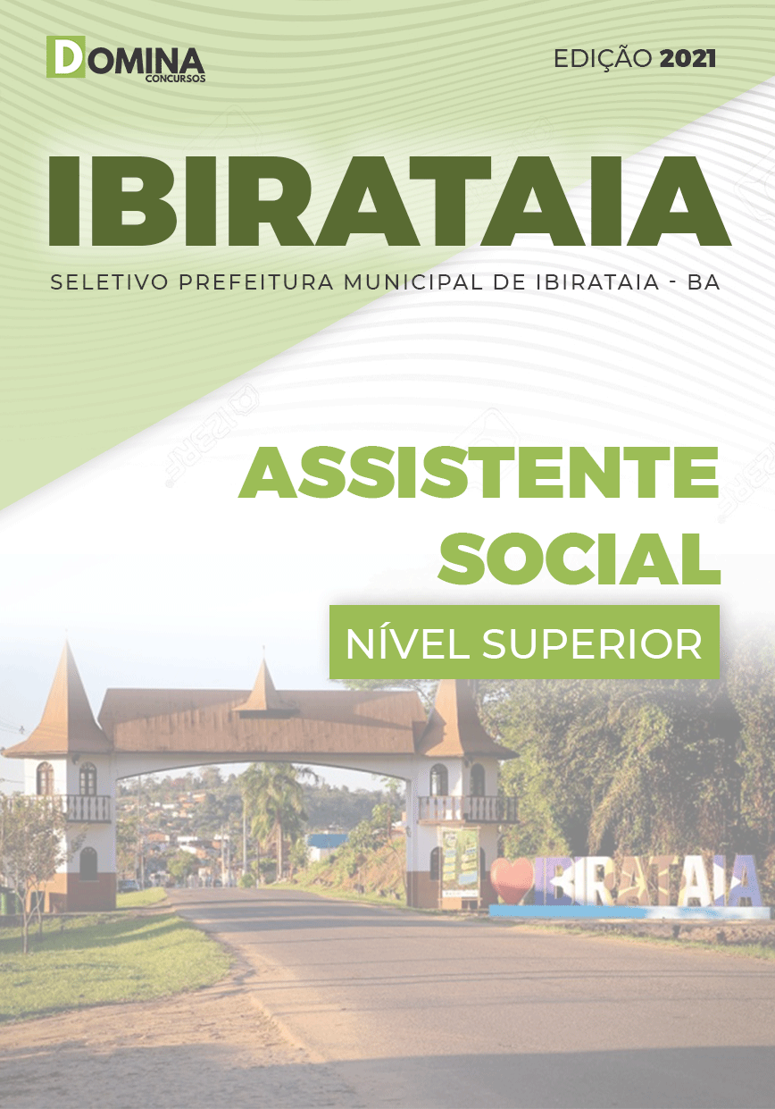 Apostila Seletivo Pref Ibirataia BA 2021 Assistente Social