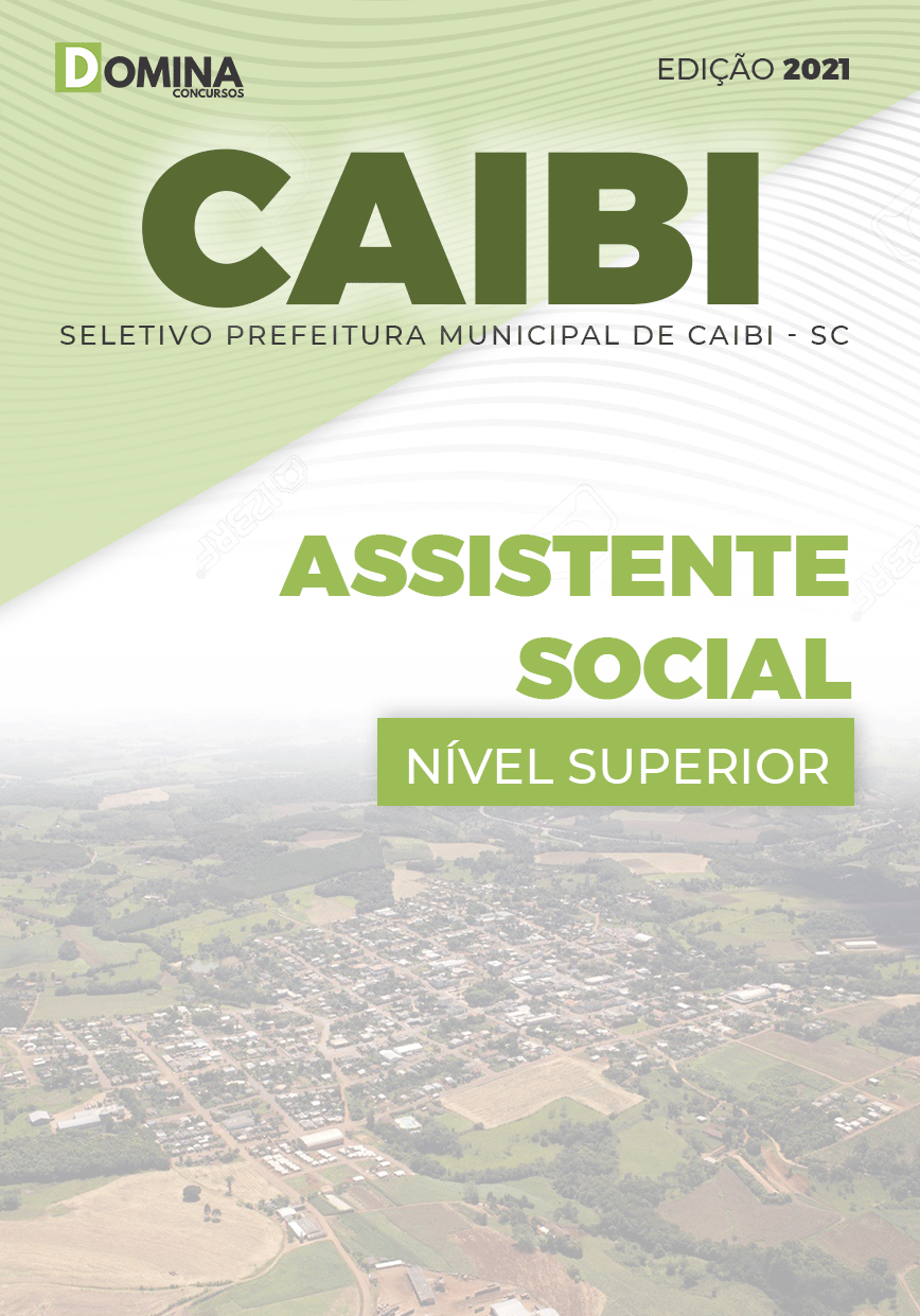 Apostila Processo Seletivo Pref Caibi SC 2021 Assistente Social