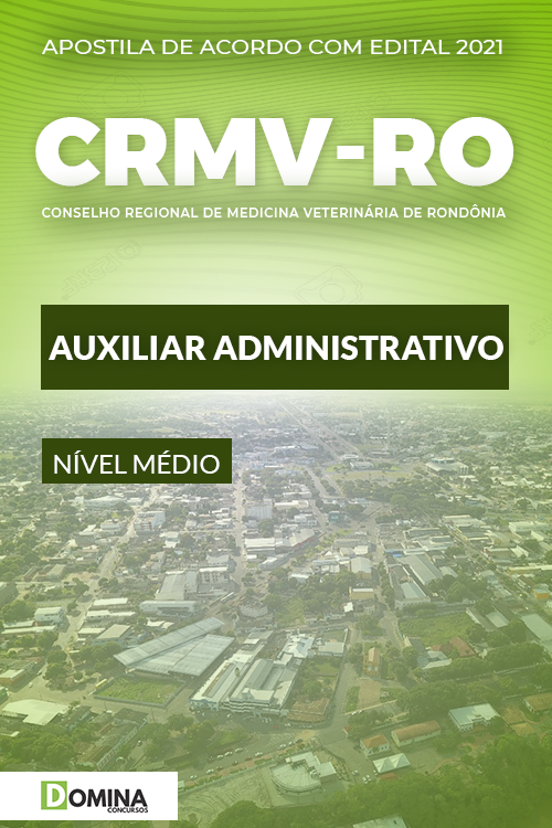 Apostila Concurso Público CRMV RO 2021 Auxiliar Administrativo