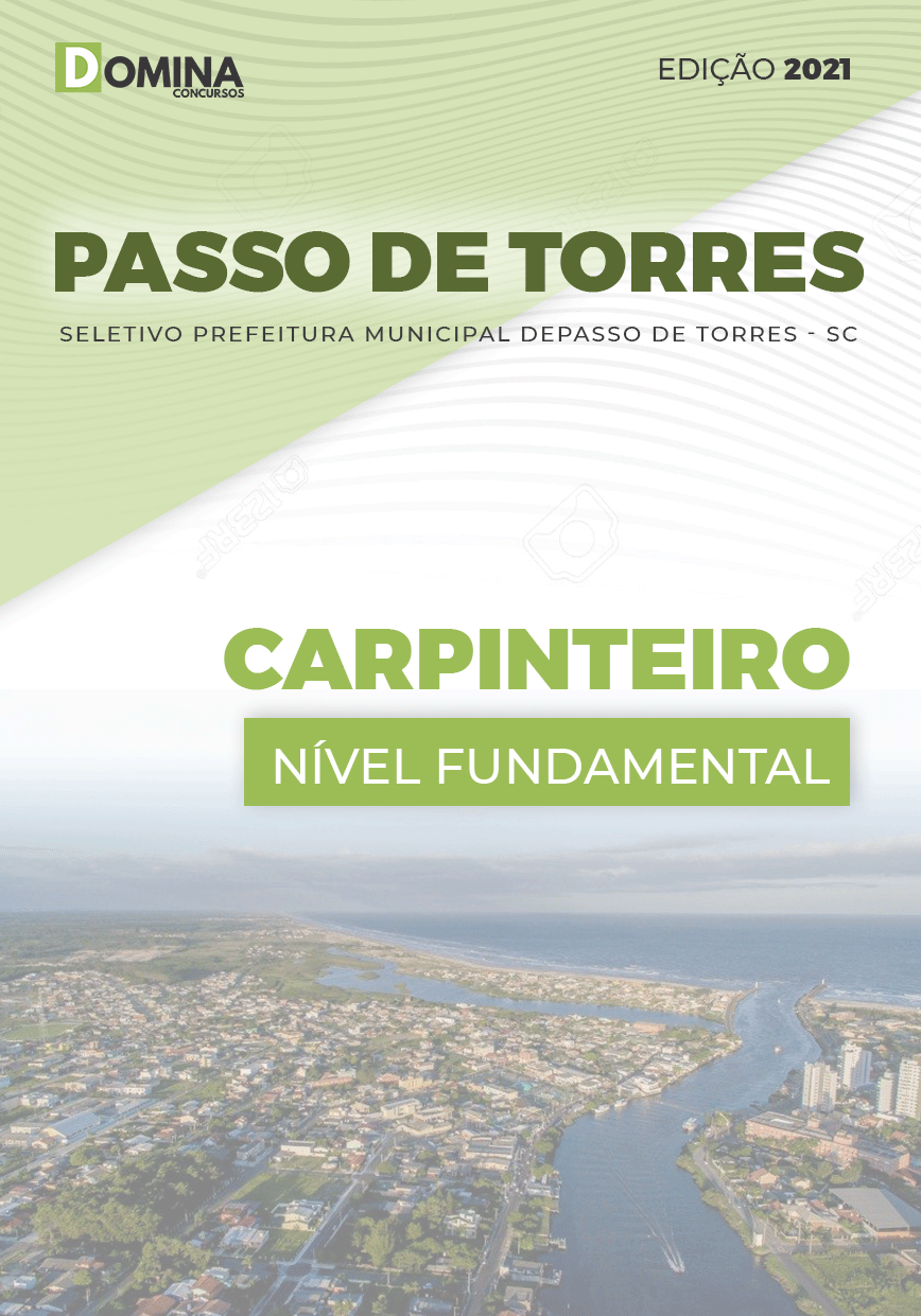 Apostila Processo Seletivo Pref Passo Torres SC 2021 Carpinteiro