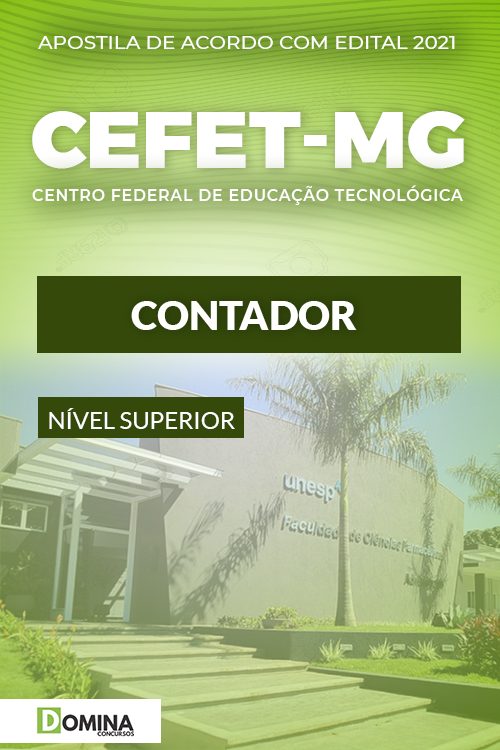 Apostila Concurso Público CEFET MG 2021 Contador