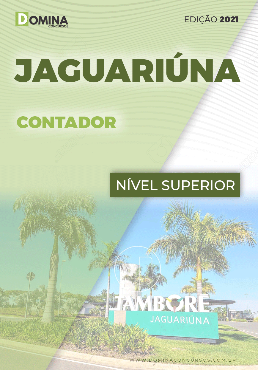 Apostila Concurso Público Pref Jaguariúna SP 2021 Contador