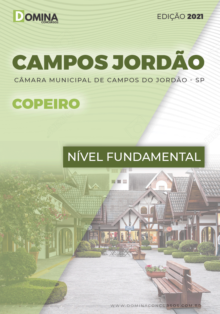 Apostila Concurso Câmara Campos Jordão SP 2021 Copeiro