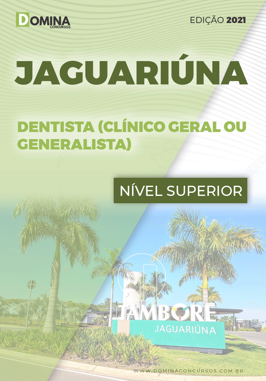 Apostila Pref Jaguariúna SP 2021 Dentista Clínico ou Generalista