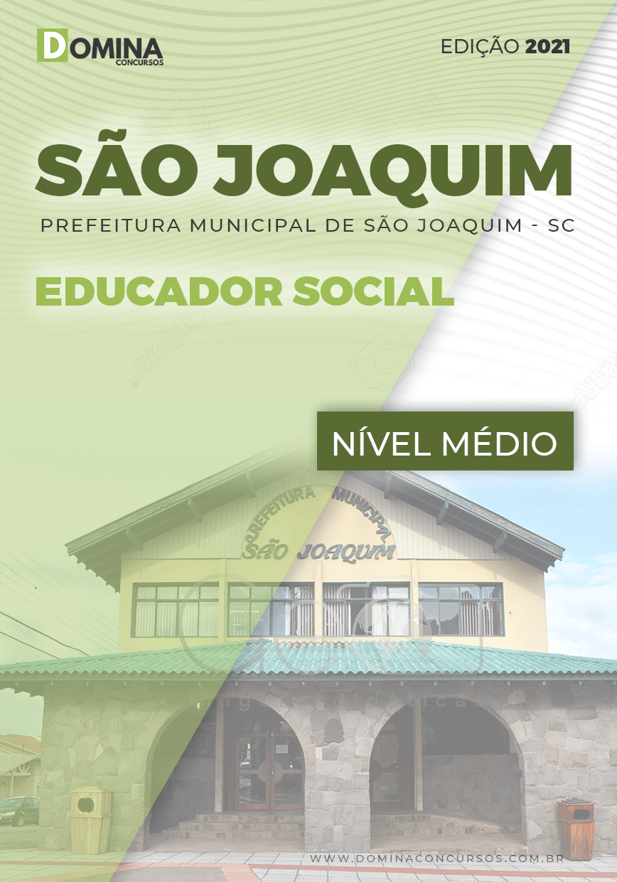 Apostila Concurso Pref São Joaquim SC 2021 Educador Social