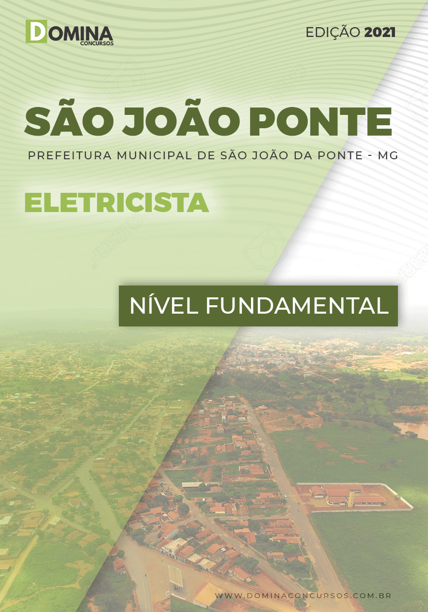 Apostila Concurso Pref São João da Ponte MG 2021 Eletricista