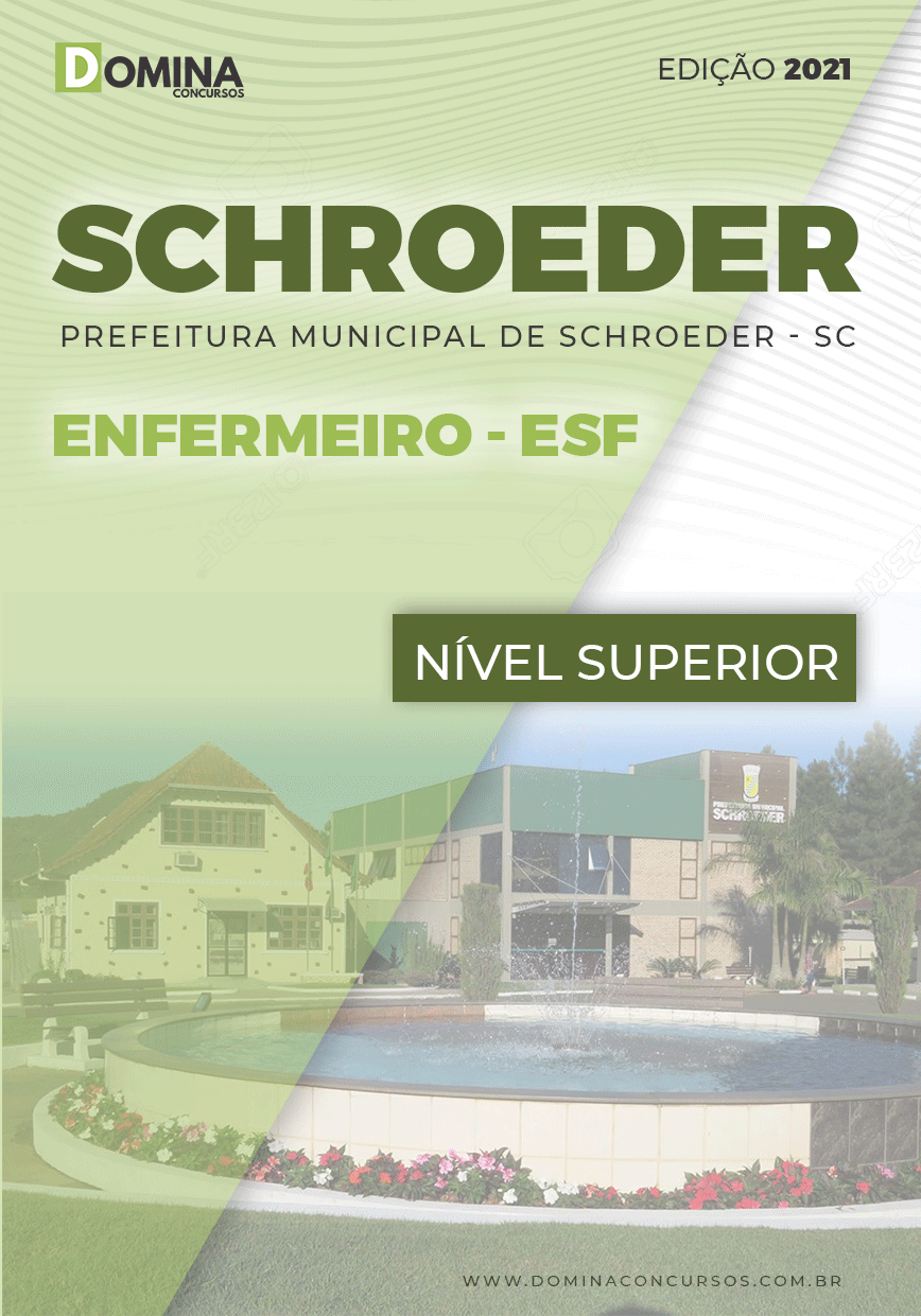 Apostila Concurso Pref Schroeder SC 2021 Enfermeiro ESF