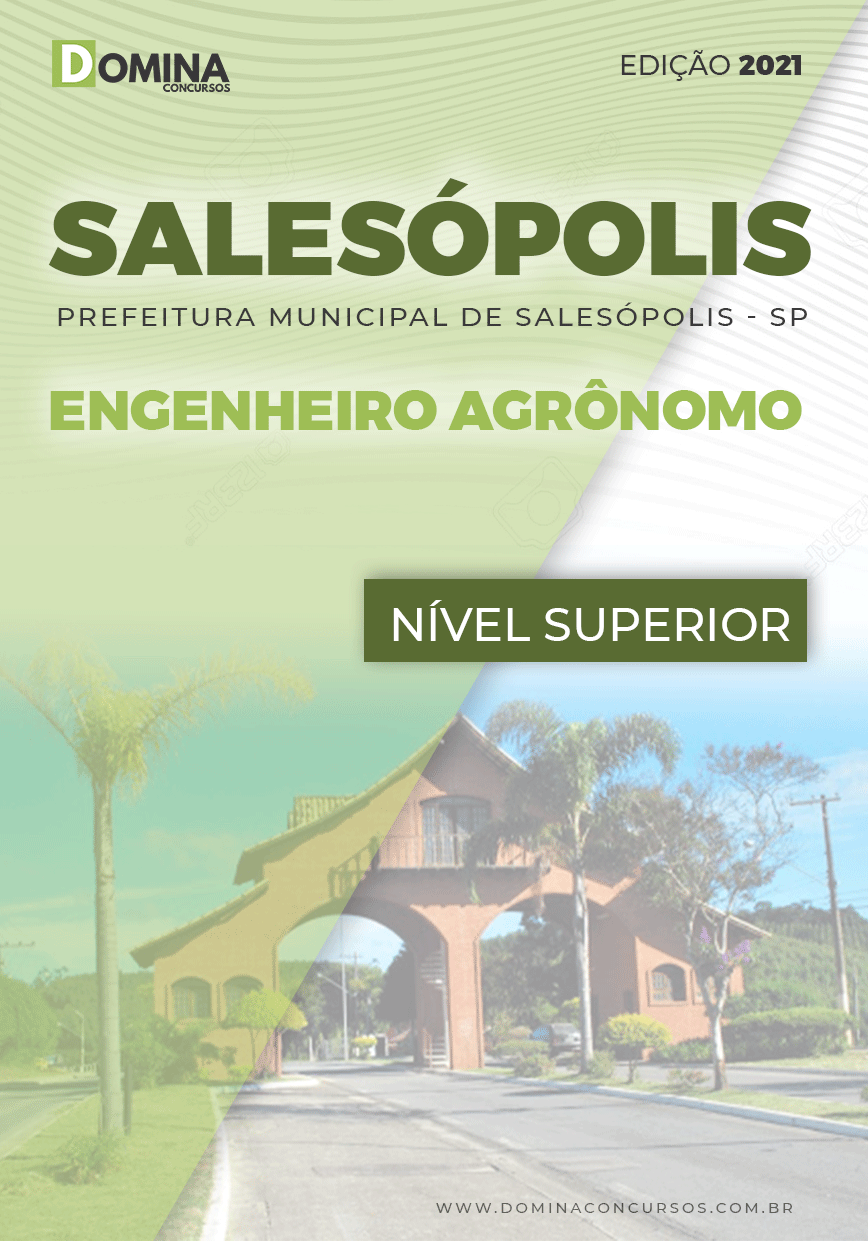 Apostila Concurso Pref Salesópolis SP 2021 Engenheiro Agrônomo