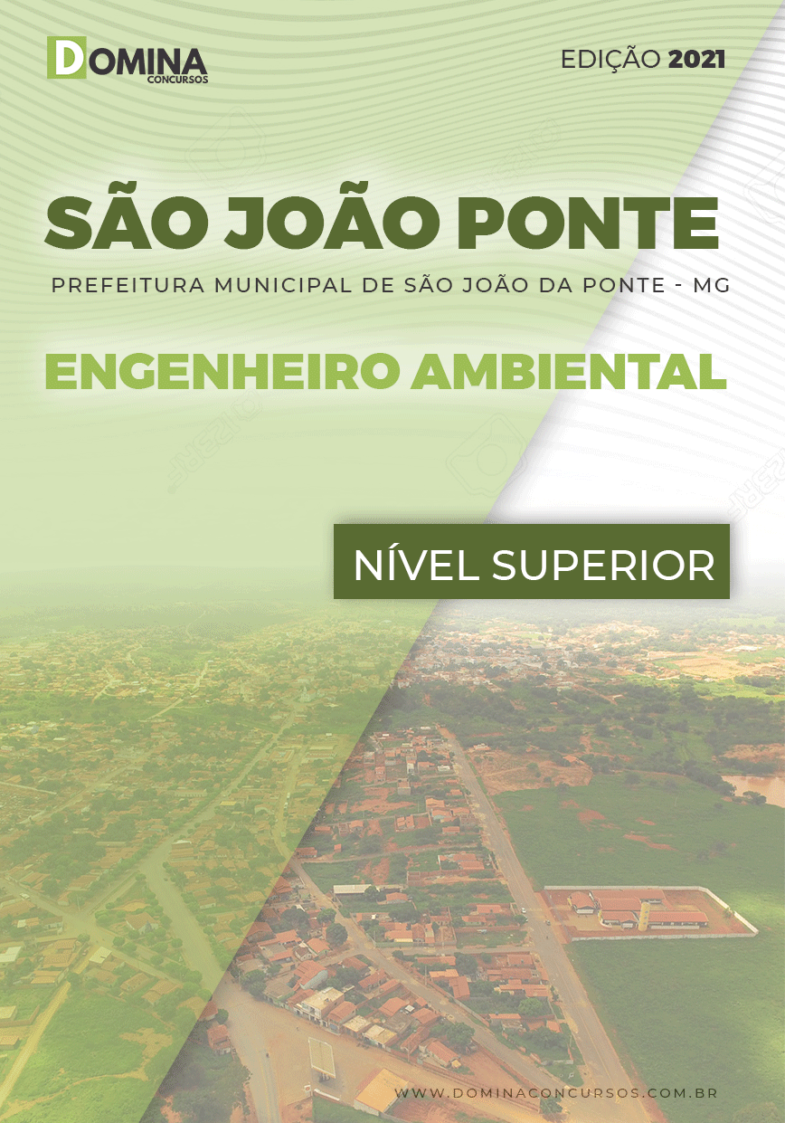Apostila Pref São João Ponte MG 2021 Engenheiro Ambiental