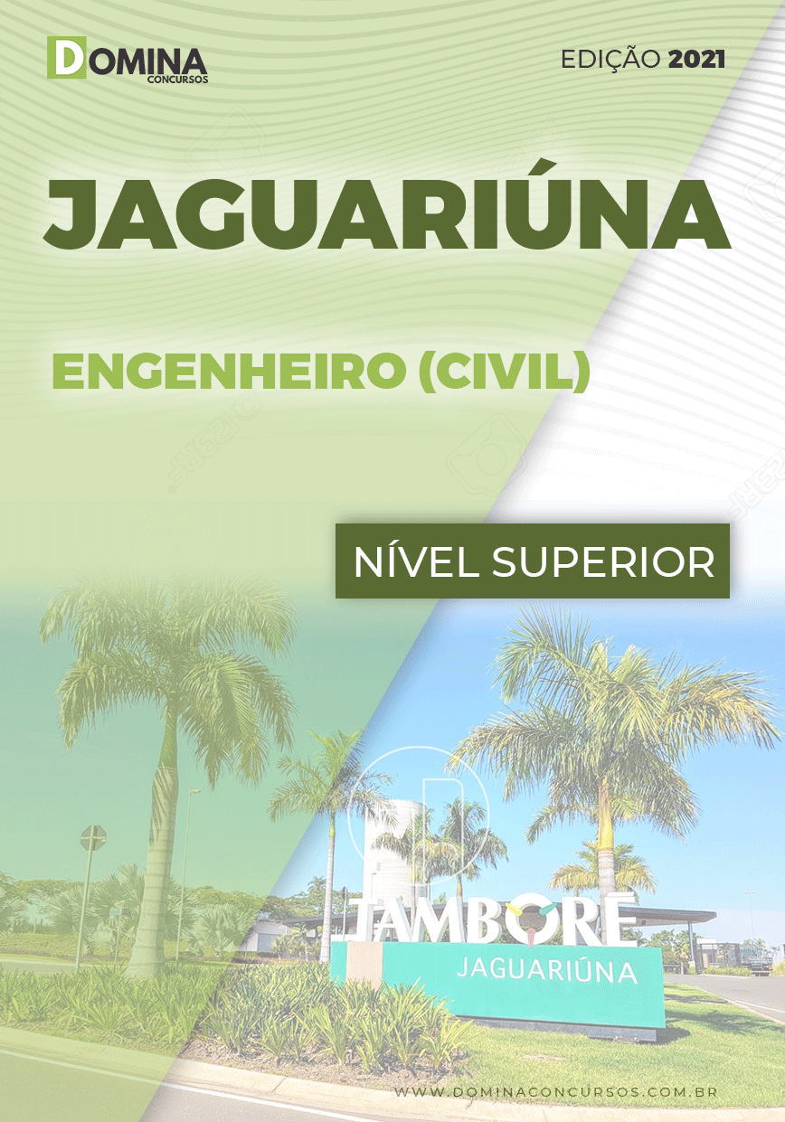 Apostila Concurso Pref Jaguariúna SP 2021 Engenheiro Civil