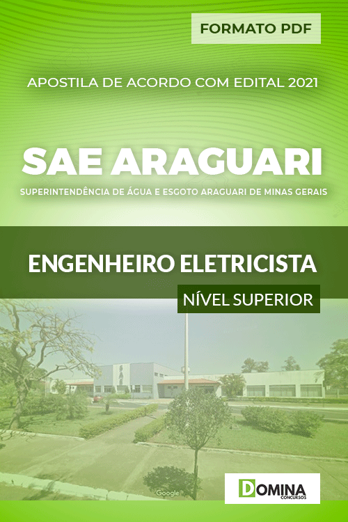 Apostila Seletivo SAE Araguari MG 2021 Engenheiro Eletricista