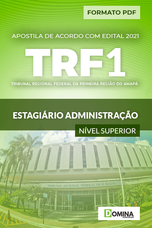 Apostila TRF 1 Região RJ 2021 Estagiário Administração