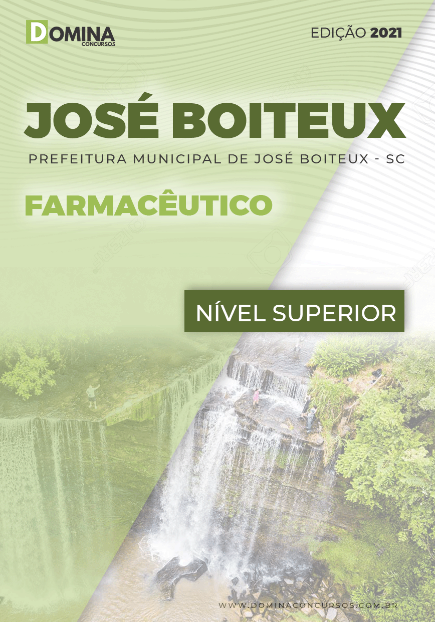 Apostila Concurso Público Pref José Boiteux SC 2021 Farmacêutico