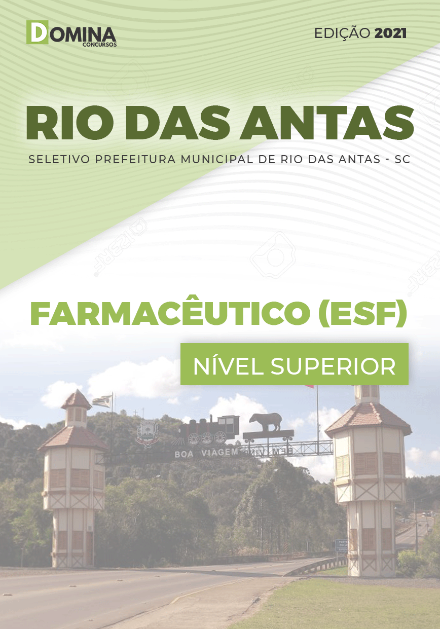 Apostila Seletivo Pref Rio das Antas SC 2021 Farmacêutico ESF