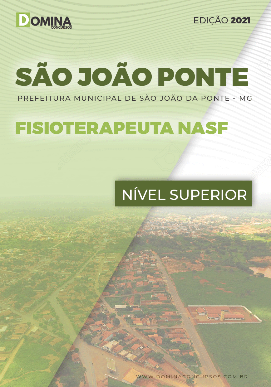 Apostila Pref São João Ponte MG 2021 Fisioterapeuta NASF