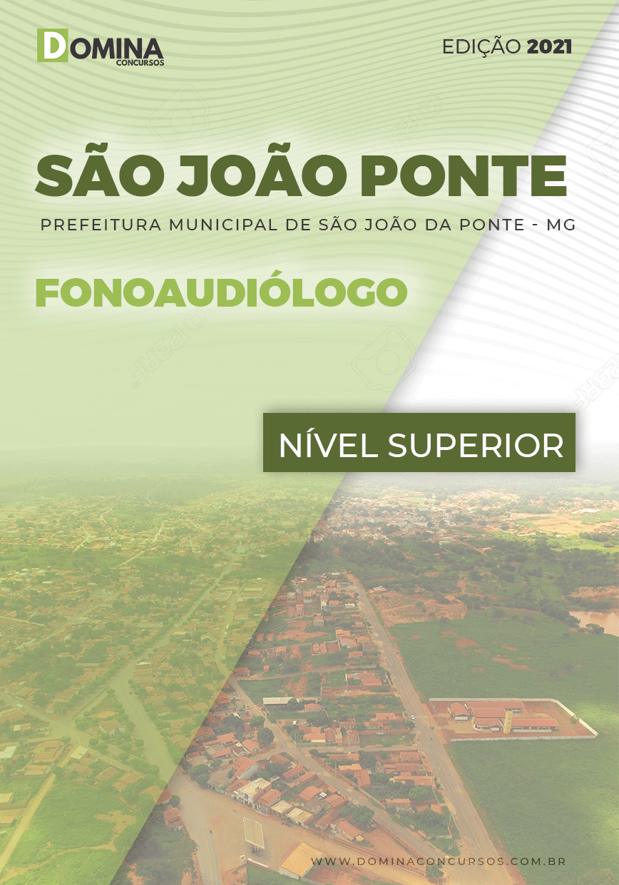 Apostila Concurso Pref São João Ponte MG 2021 Fonoaudiólogo