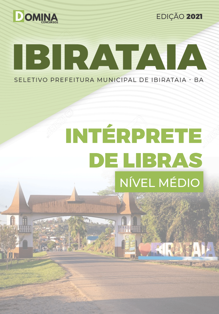 Apostila Seletivo Pref Ibirataia BA 2021 Intérprete de Libras