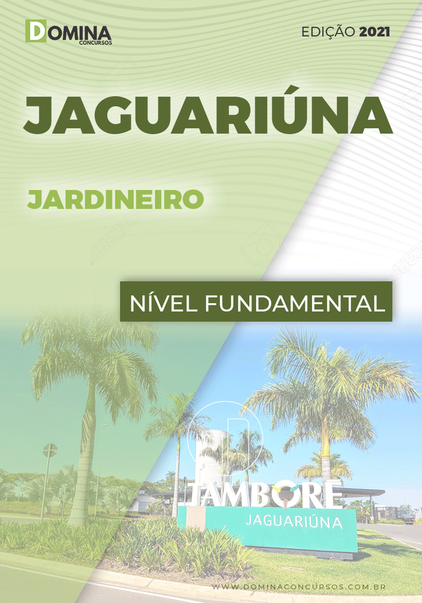 Apostila Concurso Público Pref Jaguariúna SP 2021 Jardineiro