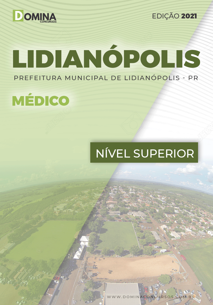 Apostila Concurso Pref Lidianópolis PR 2021 Médico