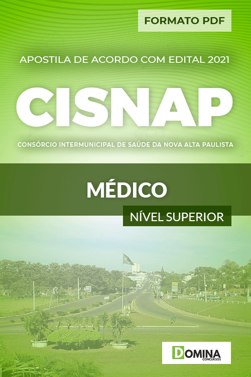 Apostila Processo Seletivo CISNAP SP 2021 Médico
