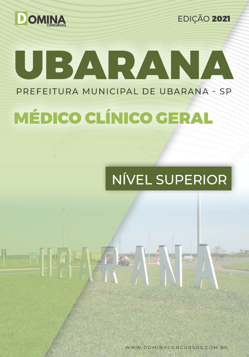 Apostila Concurso Pref Ubarana SP 2021 Médico Clínico Geral
