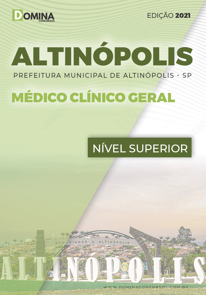 Apostila Concurso Pref Altinópolis SP 2021 Médico Clínico Geral