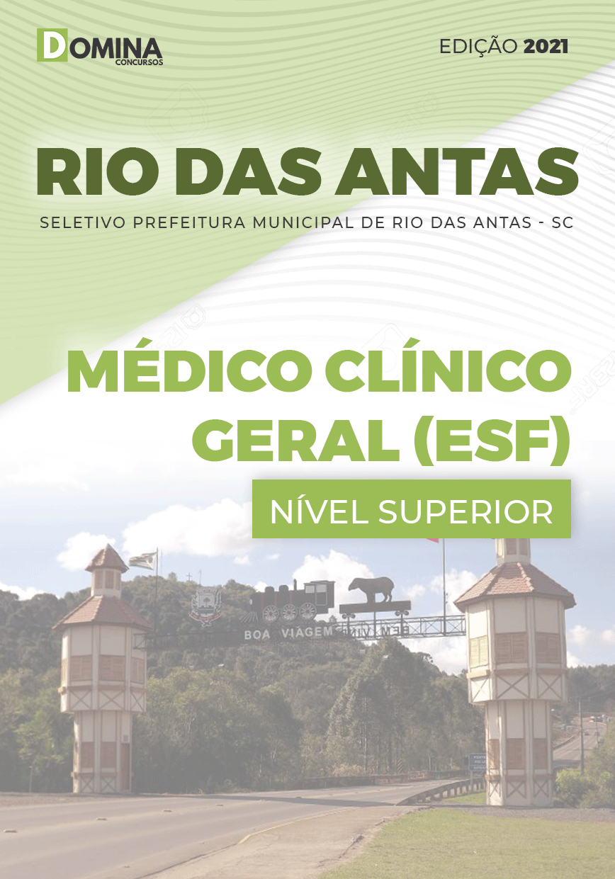 Apostila Pref Rio das Antas SC 2021 Médico Clínico Geral ESF