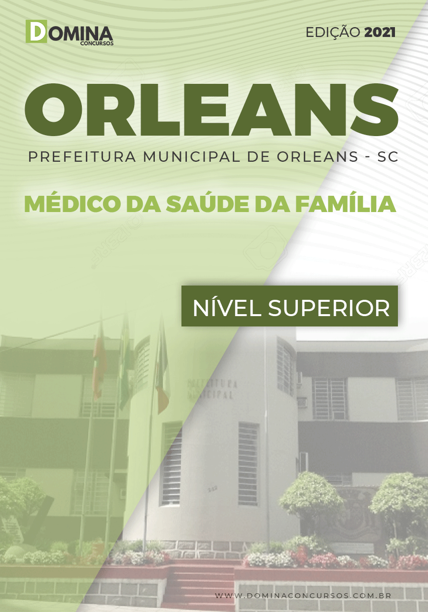 Apostila Pref Orleans SC 2021 Médico da Saúde da Família