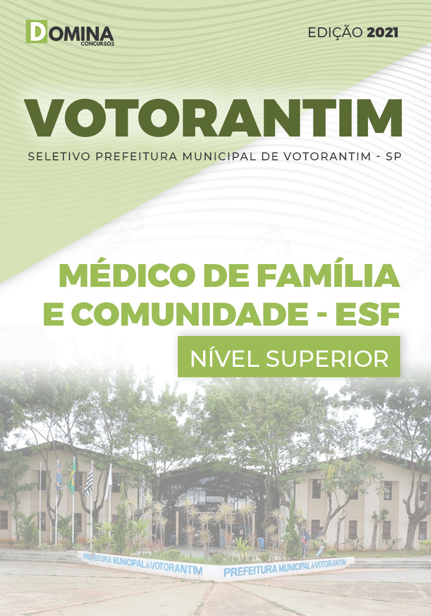 Apostila Pref Votorantim SP 2021 Médico Família Comunidade ESF