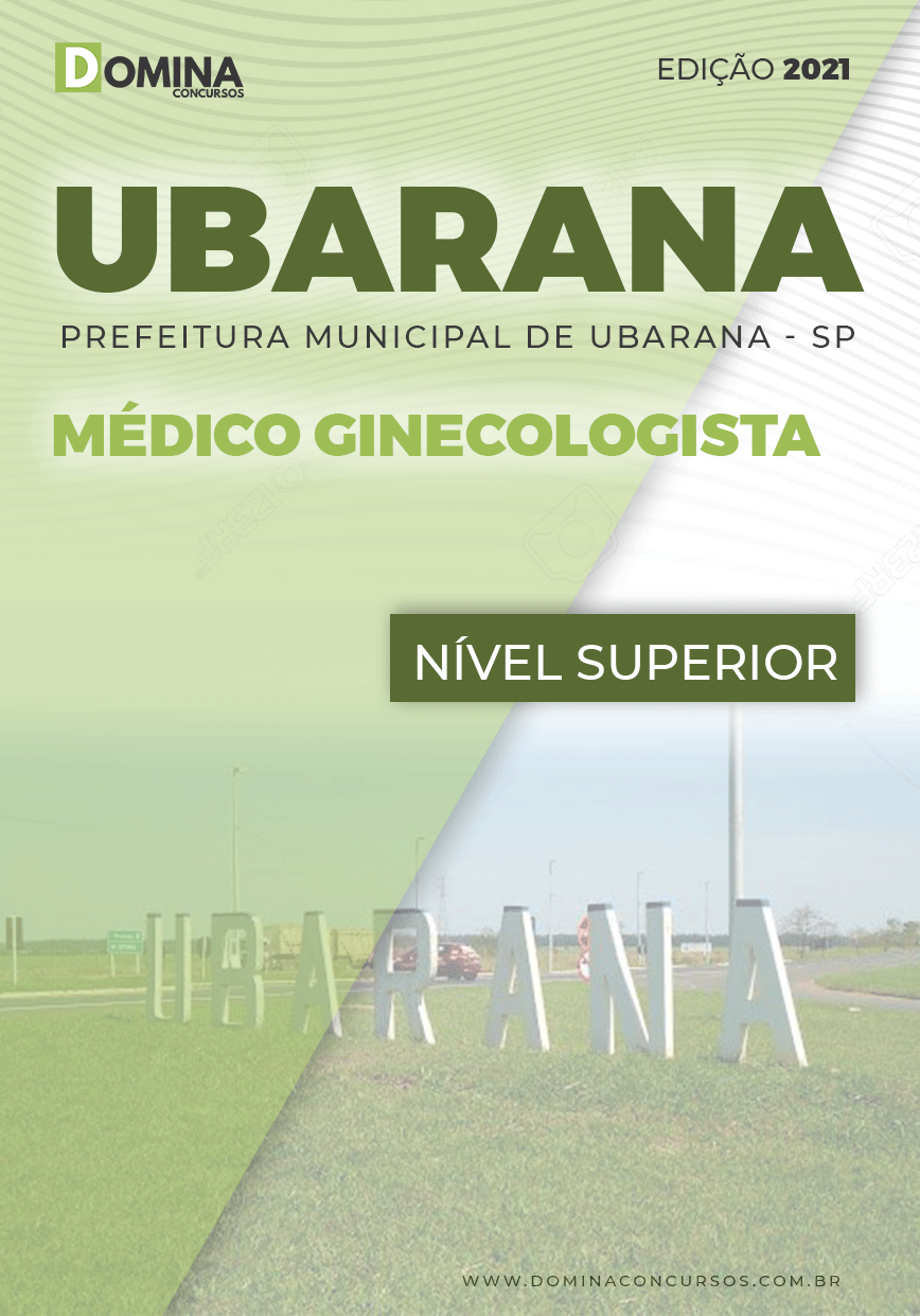 Apostila Concurso Pref Ubarana SP 2021 Médico Ginecologista