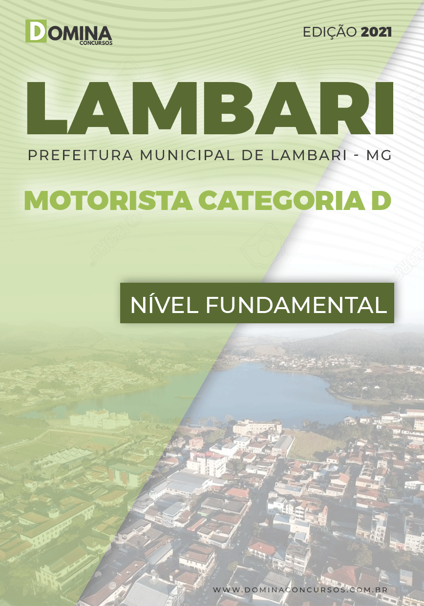 Apostila Concurso Pref Lambari MG 2021 Motorista Categoria D