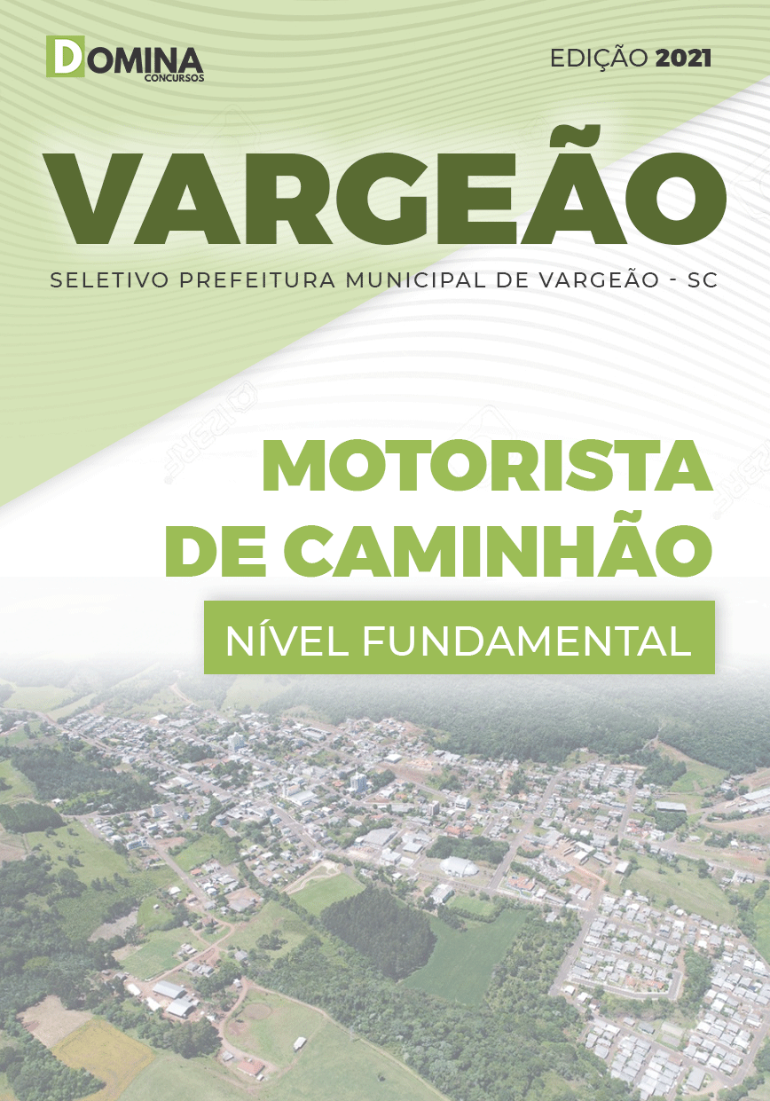 Apostila Seletivo Pref Vargeão SC 2021 Motorista de Caminhão