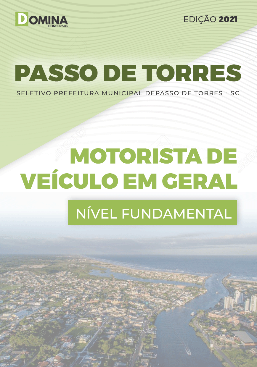 Apostila Pref Passo Torres SC 2021 Motorista Veículo em Geral