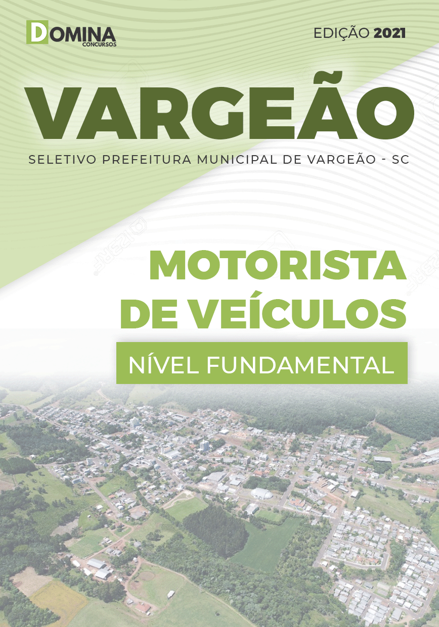 Apostila Seletivo Pref Vargeão SC 2021 Motorista de Veículos