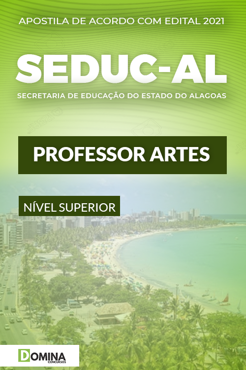 Apostila Concurso Público SEDUC AL 2021 Professor Artes