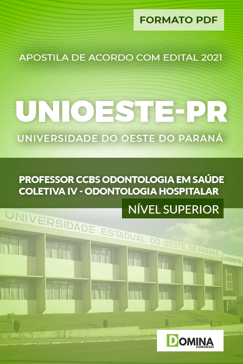 Apostila Unioeste PR 2021 Professor CCBS Odontologia Hospitalar
