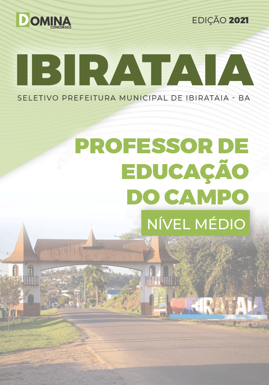 Apostila Pref Ibirataia BA 2021 Professor da Educação do Campo