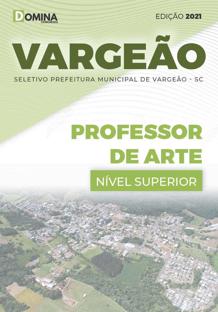 Apostila Seletivo Pref Vargeão SC 2021 Professor de Arte