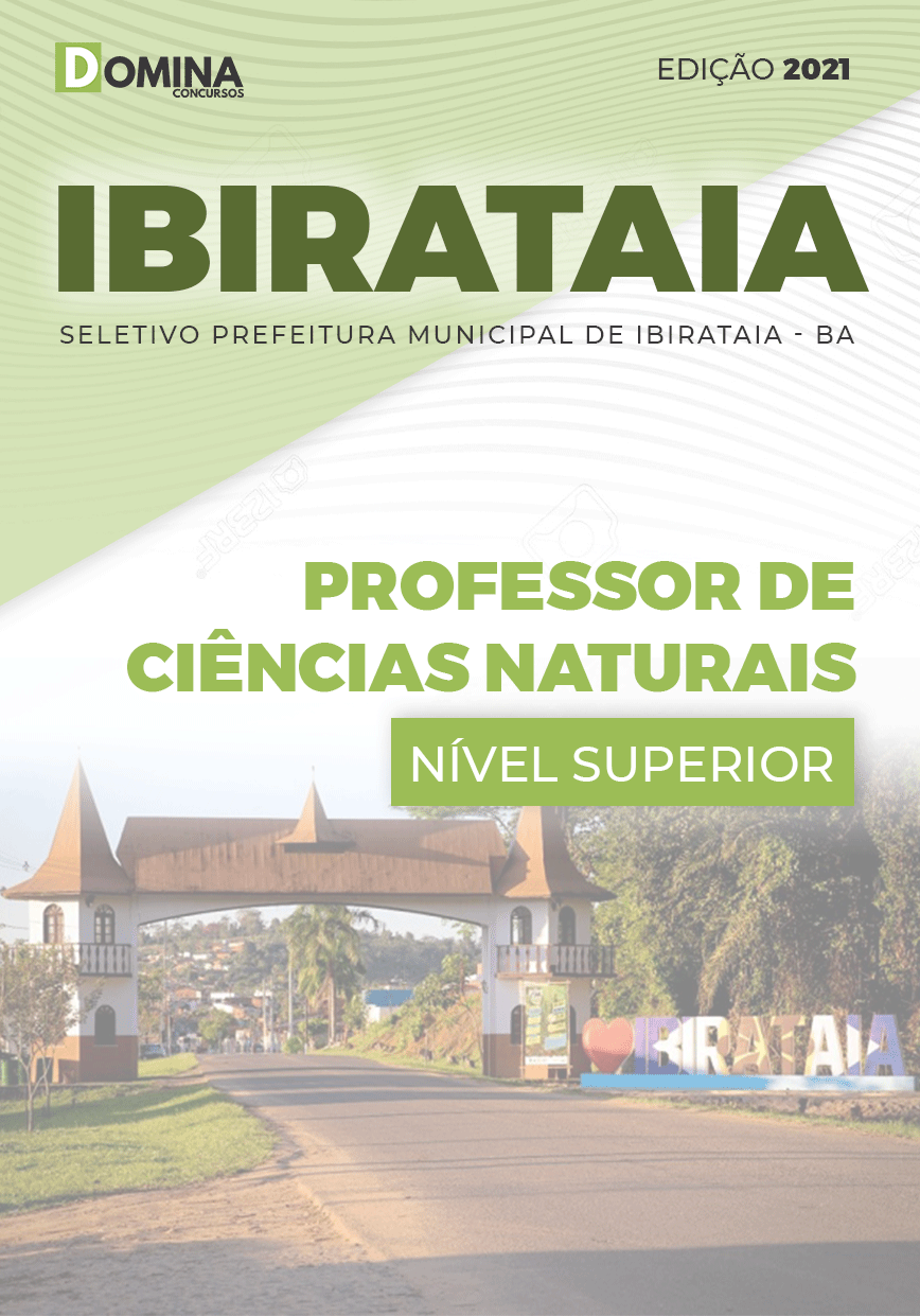 Apostila Pref Ibirataia BA 2021 Professor de Ciências Naturais