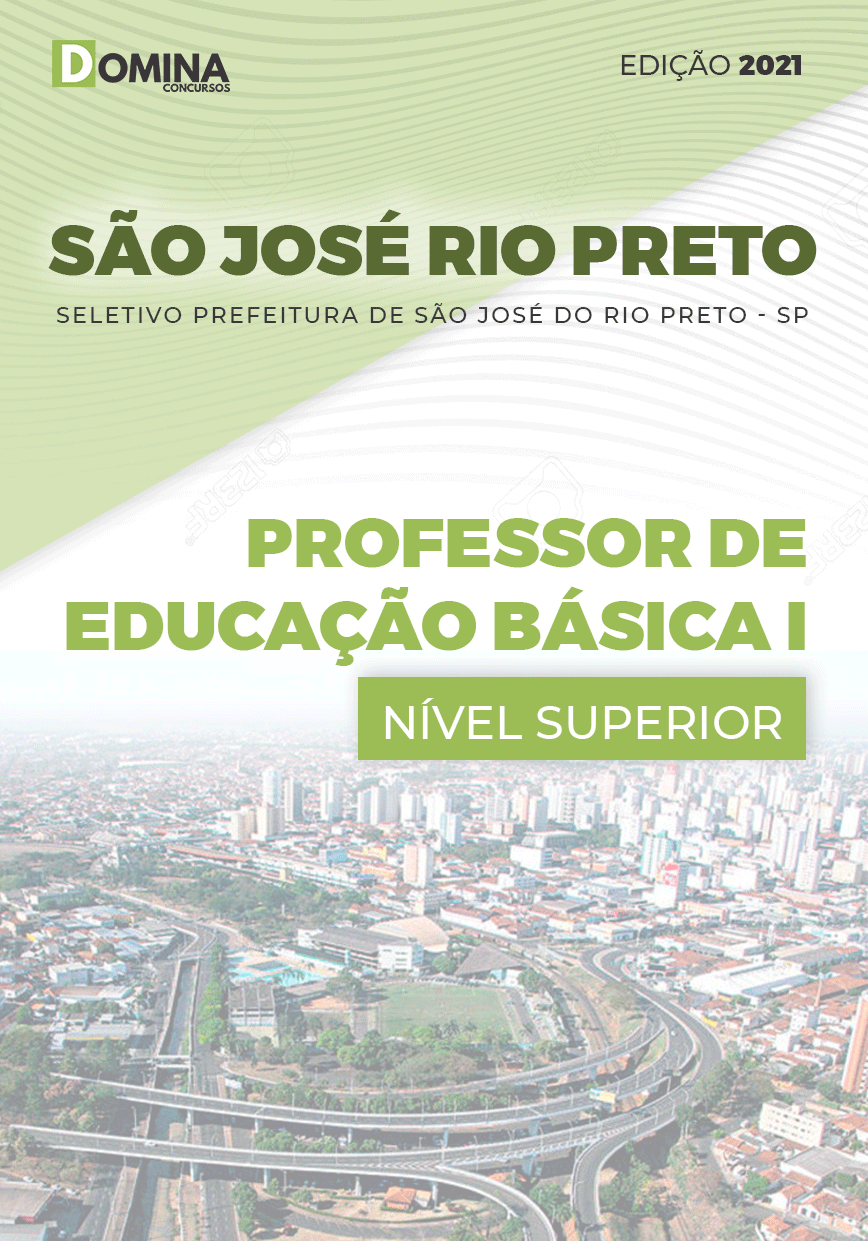 Apostila Pref São José Rio Preto SP 2021 Prof Educação Básica I