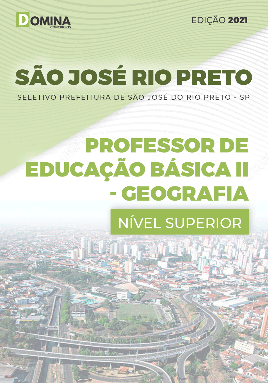 Apostila Pref São José Rio Preto SP 2021 Prof Básica II Geografia