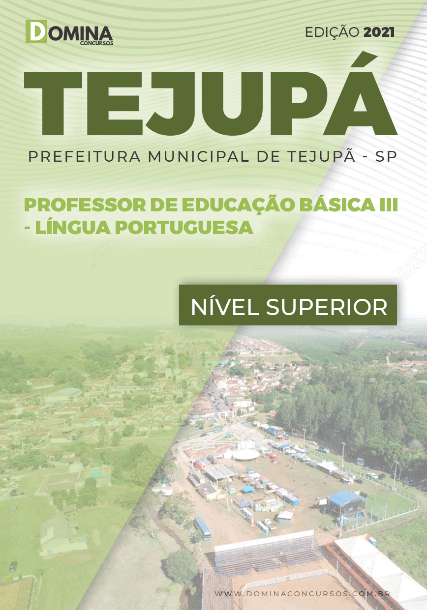 Apostila Pref Tejupá SP 2021 Professor III Língua Portuguesa