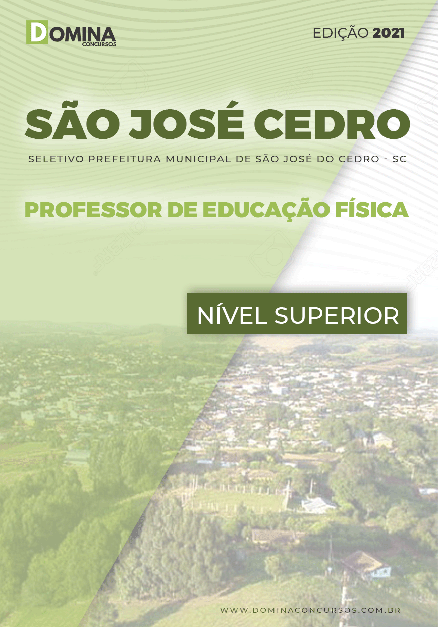 Apostila São José do Cedro SC 2021 Professor Educação Física