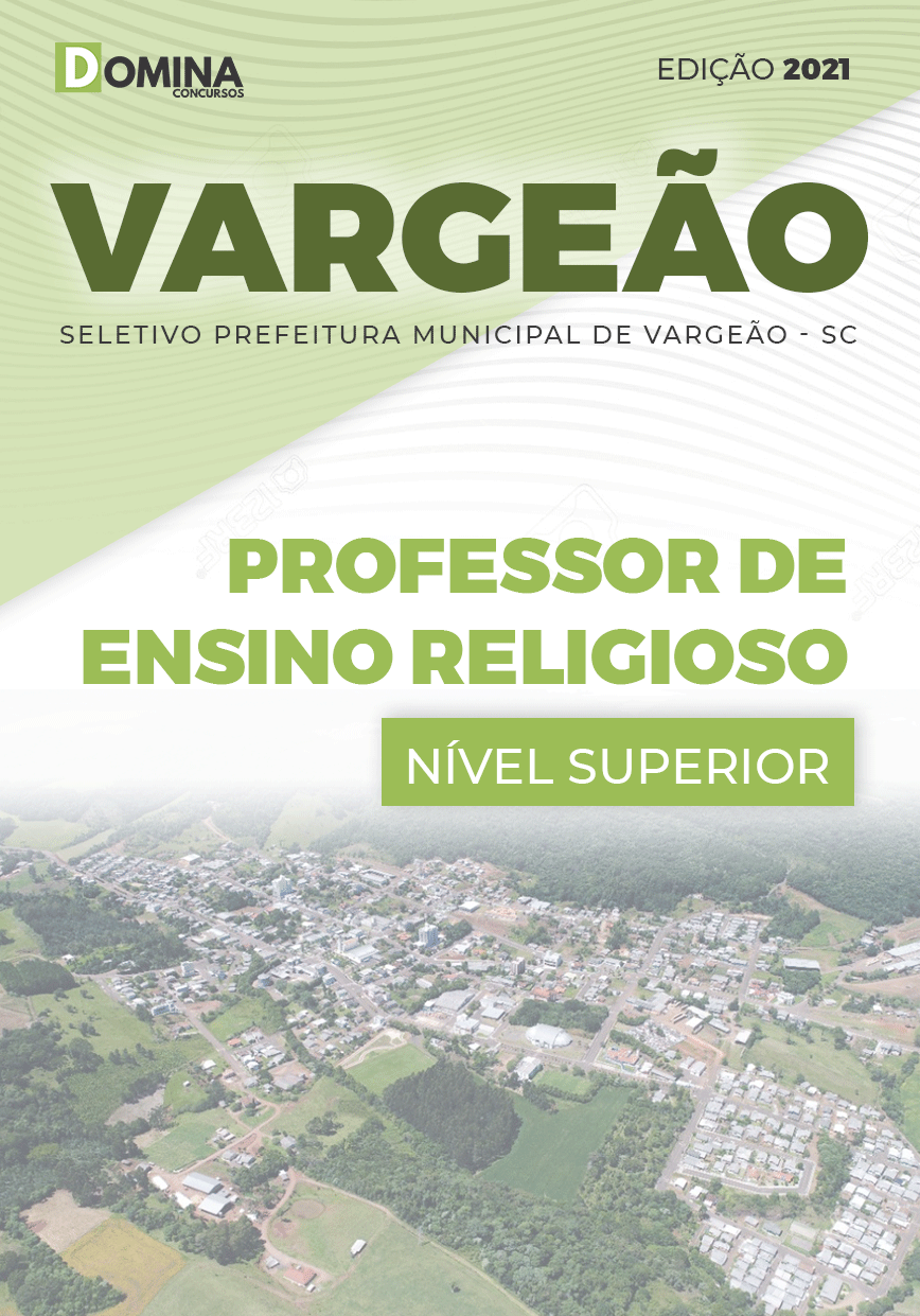 Apostila Pref Vargeão SC 2021 Professor de Ensino Religioso