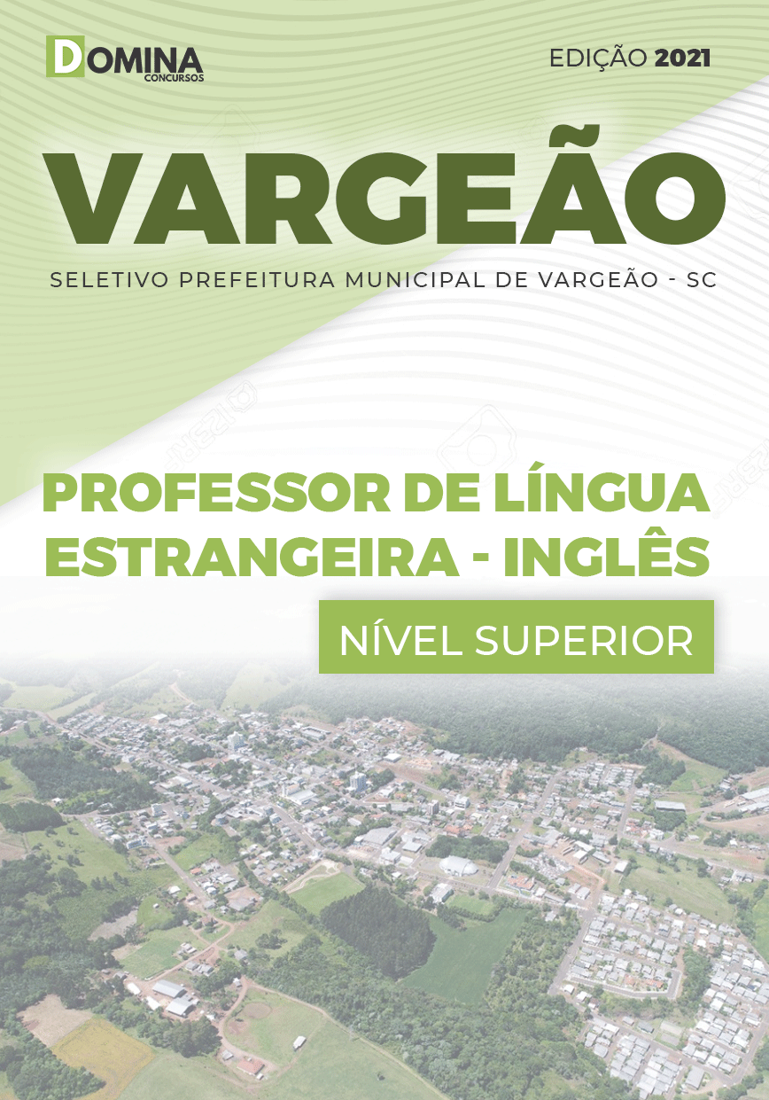 Apostila Seletivo Pref Vargeão SC 2021 Professor Língua Inglês