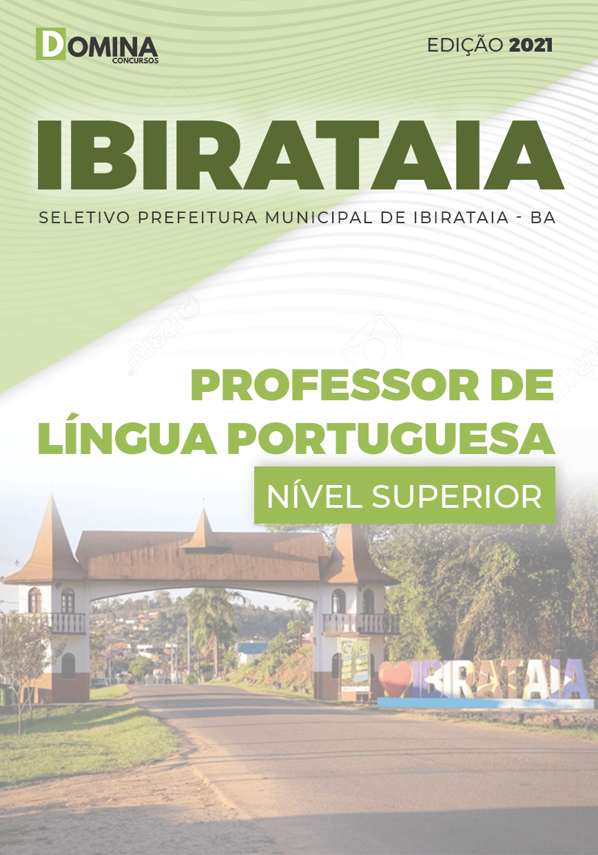 Apostila Pref Ibirataia BA 2021 Professor de Língua Portuguesa